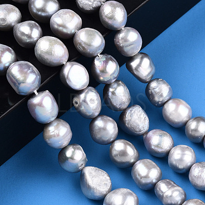 Natural Cultured Freshwater Pearl Beads Strands PEAR-N014-10B-1