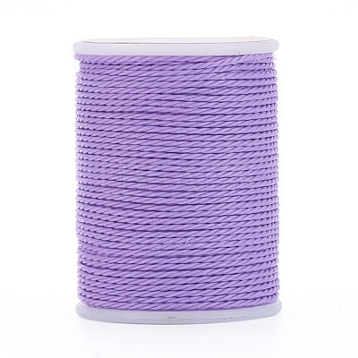 Round Waxed Polyester Cord X-YC-G006-01-1.0mm-11-1