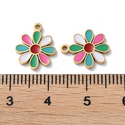 Ion Plating(IP) 304 Stainless Steel Charms LS-STAS-C083-14G-02-1