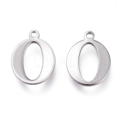 Non-Tarnish 304 Stainless Steel Charms X-STAS-H112-O-P-1