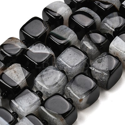 Natural Agate Beads Strands G-F820-O01-01H-1