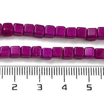 Synthetic Turquoise Beads Strands TURQ-G108-4x4mm-02-1