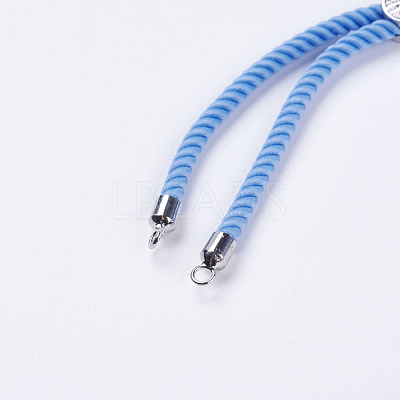 Nylon Twisted Cord Bracelet Making MAK-F018-03P-RS-1