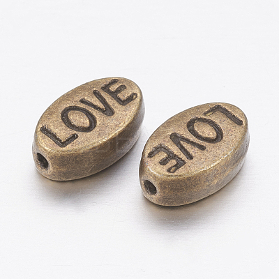Tibetan Style Alloy Beads X-TIBEB-5850-AB-NR-1