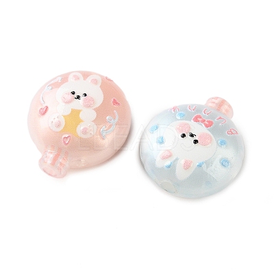Opaque Printed Acrylic Beads AC-CBA6251-01-1