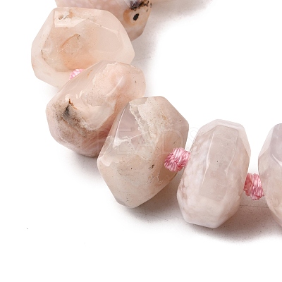 Natural Cherry Blossom Agate Beads Strands G-K195-04A-1