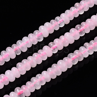 Natural Madagascar Rose Quartz Beads Strands G-S366-122-1