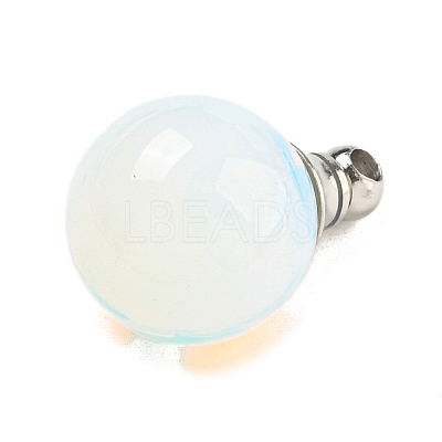 Opalite Perfume Bottle Pendants G-K338-22P-09-1