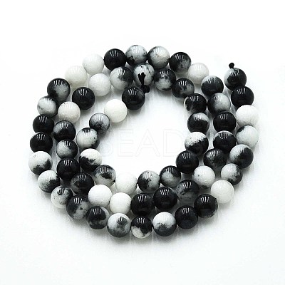Natural Quartz Beads Strands G-N355-6mm-64-1