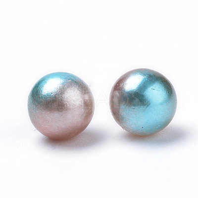 Rainbow Acrylic Imitation Pearl Beads LS-OACR-R065-8mm-A09-1