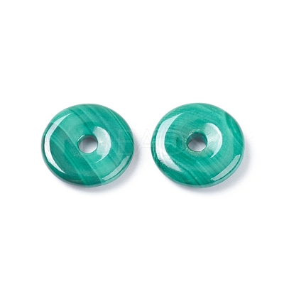 Natural Malachite Pendants G-E557-15-1