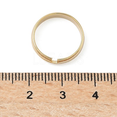 Adjustable Brass Finger Rings Components KK-K414-09G-1