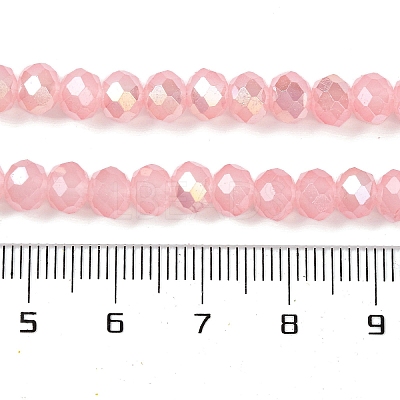 Baking Electroplate Glass Beads Strands DGLA-A039-J6MM-B08-1