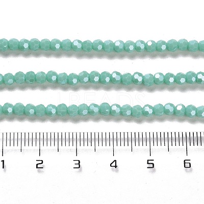 Electroplate Opaque Glass Beads Strands EGLA-A035-P3mm-A14-1