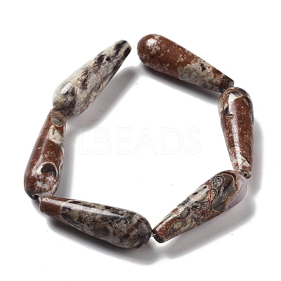 Natural Wealth Stone Jasper Beads Strands G-P528-H13-01-1