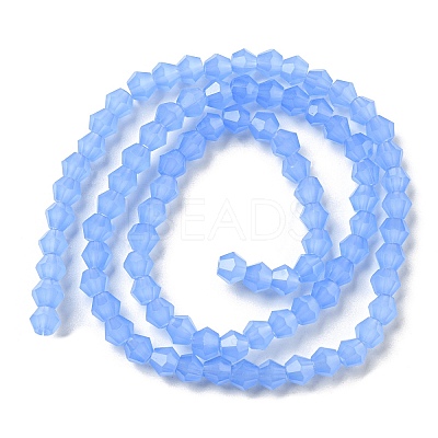 Imitation Jade Glass Beads Strands EGLA-A039-J4mm-D04-1
