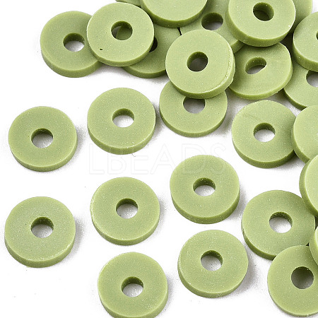 Handmade Polymer Clay Beads LS-CLAY-Q251-8.0mm-49-1