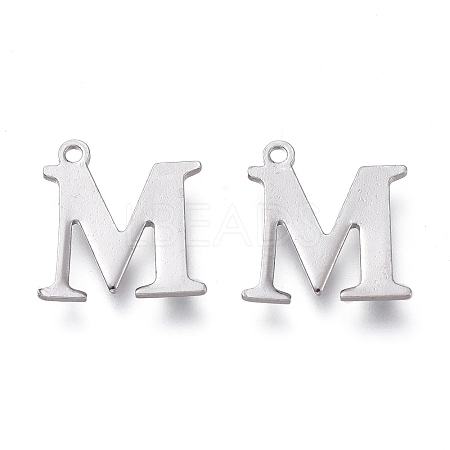 Tarnish Resistant 304 Stainless Steel Charms STAS-H112-M-P-1