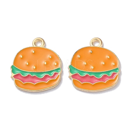 Alloy Enamel Pendants ENAM-O001-11V-G-1