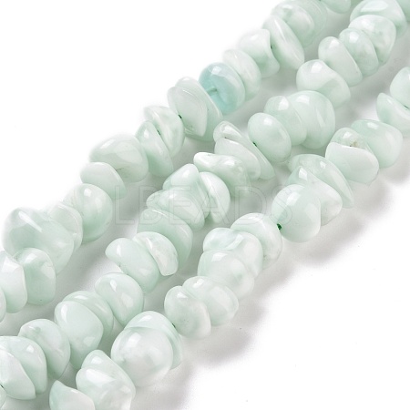 Natural Glass Beads Strands G-G925-06-1