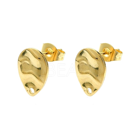 304 Stainless Steel Stud Earring Findings STAS-L024-003G-07-1