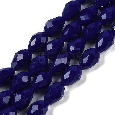 Opaque Solid Color Beads Strands EGLA-N013-P4mm-D03-1