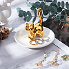 Ceramic Cat Shaped Ring Holders AJEW-WH0282-52-5