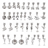 34Pcs 17 Styles Alloy European Dangle Charms PALLOY-TAC0263-2