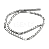 Electroplated Synthetic Non-magnetic Hematite Beads Strands G-K361-A02-01-2