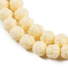Synthetic Coral Carved Beads Strands CORA-C003-07-3