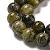 Natural Green Tourmaline Beads Strands G-B099-C05-04-4