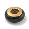304 Stainless Steel Enamel European Beads STAS-U005-01D-G-2