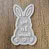 Easter Theme Rabbit with Word Pattern DIY Silicone Table Lamp Molds SIMO-G008-02B-3