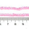 Baking Electroplate Glass Beads Strands X-DGLA-A039-J2MM-B09-4