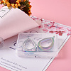 2Pcs 2 Style Alloy Magnetic Locket Pendants PALLOY-TA0002-35M-7