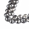 Electroplate Glass Beads Strand EGLA-S188-27-A02-3