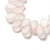 Natural Rose Quartz Beads Strands G-B064-B30-4