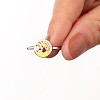 Brass Adjustable Rings for Women RJEW-R005-04G-5
