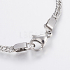 304 Stainless Steel Link Bracelets BJEW-H572-05P-4