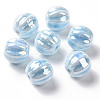 Glazed Porcelain Beads PORC-G010-01B-1