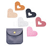 6Pcs 6 Styles PU Leather Bookmarks AJEW-TA0002-03-2