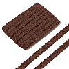 15 Yards Imitation Leather Braided Lace Ribbon WL-WH0003-02D-1