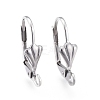 Tarnish Resistant 304 Stainless Steel Leverback Earring Findings STAS-K198-02P-1
