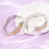 304 Stainless Steel Hoop Earrings for Women SA-CBA4160-24GP-2