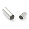 Tarnish Resistant 304 Stainless Steel Magnetic Clasps with Glue-in Ends STAS-O148-06D-3