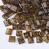 2-Hole Transparent Glass Seed Beads SEED-S023-30C-20-1