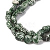 Natural Green Spot Jasper Beads Strands G-G146-A26-02-4