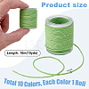 10 Rolls 10 Colors Waxed Nylon Cord DIY-WH0656-17B-2