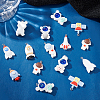   20Pcs 10 Styles Space Theme Opaque Resin Pendants FIND-PH0006-16-5