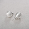 Round Ball Drawbench Brass Ear False Plugs for Women EJEW-G391-24A-S-1